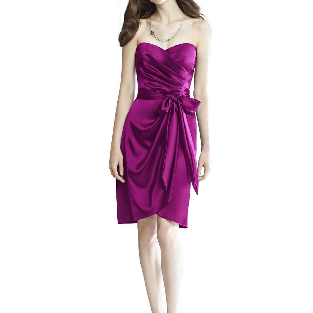 Bridesmaid / Cocktail dress 8133 by Dessy...Persian Plum...Size 00...NWT